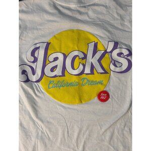 Jacks Surfboards California Dream Shirt 100% Cotton Front Back Graphics Sz S NWT